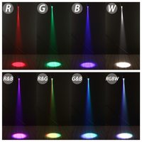 Светодиодный прожектор 10W RGBW Pinspot с активацией звуком, DMX512, IP20 для Рождества, домашнего декора, DJ, KTV, дискотек