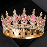 Nouvelle Couronne de Mariée de Luxe en Alliage et Strass, Décoration de Gâteau pour Mariage et Anniversaire
