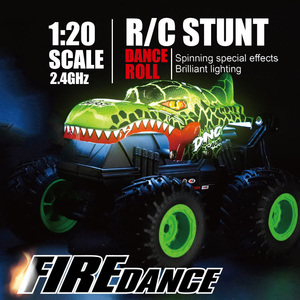 360 Độ Xoay LED Ánh Sáng 2.4G 1:20 Trẻ Em RC Diễn Viên Đóng Thế Nhảy Múa Xe Điều Khiển Từ Xa Đua Xe Đồ Chơi Với Âm Nhạc - Product Image 3