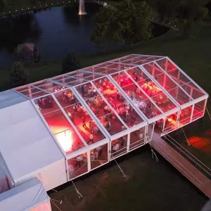 Tentes de réception de luxe commerciales <span class=keywords><strong>pour</strong></span> événements extérieurs, avec toit transparent, 20x30m, 30x40m, 30x50m, 40x60m, 40x80m, 40x100m, <span class=keywords><strong>pour</strong></span> 400 personnes - Product Image 3