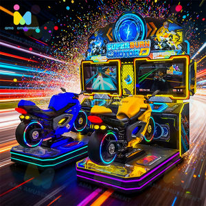 Yüksek kaliteli sikke işletilen 37 inç ekran 2 oyuncu dinamik motosiklet yarış sürüş simülatörü yarış oyun makinesi - Product Image 6