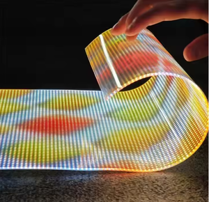 Pannello LED Flessibile per Esterni Sunrise P3.75 P4 P5 P6 P8 P10, Schermo Adesivo su Vetro e Finestre - Product Image 1