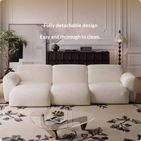 Sofá eléctrico de tela Chenille, sofá cama retráctil recto, multifuncional para sala de estar pequeña, uso doméstico