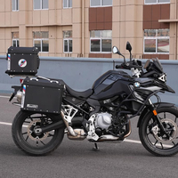 GSADV Caissons supérieurs de moto en aluminium pour F750GS Caissons supérieurs de coffre arrière Sacoches latérales de coffre arrière