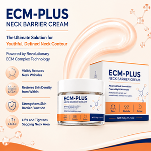 Crema para el Cuello ECM-Plus 50g, Colágeno y Elastina, Reafirmante e Hidratante para Piel Flácida, Líneas Finas, Piel Radiante - Product Image 2