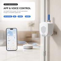 Controlador de Válvula Inteligente T1, Compatible con Apple HomeKit, Zigbee, Cierre de Tuberías de Agua y Gas, 3.6Nm, Control por Voz y App, Protección Contra Fugas, Automatización