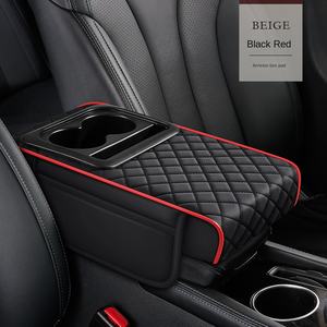 HH F11 2025 nuevo accesorio Universal para asiento de coche, reposabrazos de cuero transpirable, cojín con reposabrazos para codos, organizadores de coche - Product Image 6