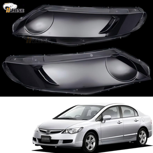 Offre Spéciale phares automatiques phares lampes abat-jour couvercle de lentille de lampe coque de phare pour honda <span class=keywords><strong>Civic</strong></span> 2006-2011 2PC S accessoires de voiture - Product Image 1