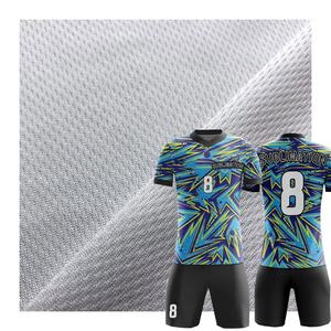 Hot Sale Leichter 100% Polyester Bird Eye Strick gewebe Atmungsaktiver <span class=keywords><strong>Interlock</strong></span>-Stil für Mädchen Sublimation druck - Product Image 1