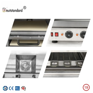 Nuevo Horno Eléctrico Comercial de Doble Plataforma, Automático, de 2 Niveles y 4 Bandejas, de Alta Resistencia para Panaderías y Pizzerías - Product Image 4
