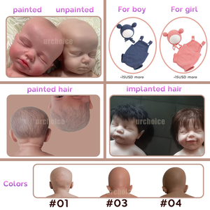 Muñeca <span class=keywords><strong>Reborn</strong></span> de silicona completa de 16 pulgadas, simulación 1:1 para regalos infantiles, escultura de artista, coleccionables de colores personalizados, niño prematuro - Product Image 6