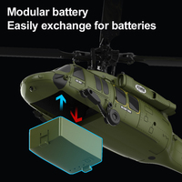 Helicóptero RC DWI Dowellin 2.4G, Avión de Control Remoto de 6 Canales, Helicóptero de Simulación Acrobática con Motor sin Escobillas