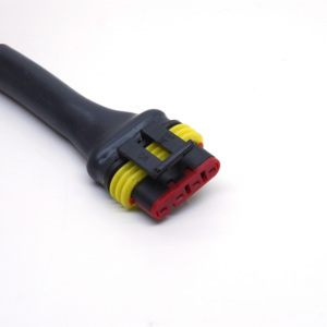 Câble assemblé sur mesure IP67 étanche à 4 broches compatible avec la série AMP 1.5 pour équipement industriel - Product Image 2