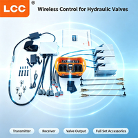 Kit complet de télécommande radio pour grue industrielle LCC, système de commande sans fil hydraulique à 4 joysticks