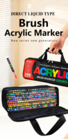 Ensemble de stylos marqueurs acryliques de haute qualité, imperméables, séchage rapide, 366 couleurs, pointe fine, écriture sur toile