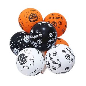 Set <span class=keywords><strong>di</strong></span> <span class=keywords><strong>Palloncini</strong></span> Decorativi per Halloween, Accessori per Feste con Stampe <span class=keywords><strong>di</strong></span> Pipistrelli e Fantasmi, <span class=keywords><strong>Palloncini</strong></span> in Lattice a Forma <span class=keywords><strong>di</strong></span> Zucca - Product Image 3
