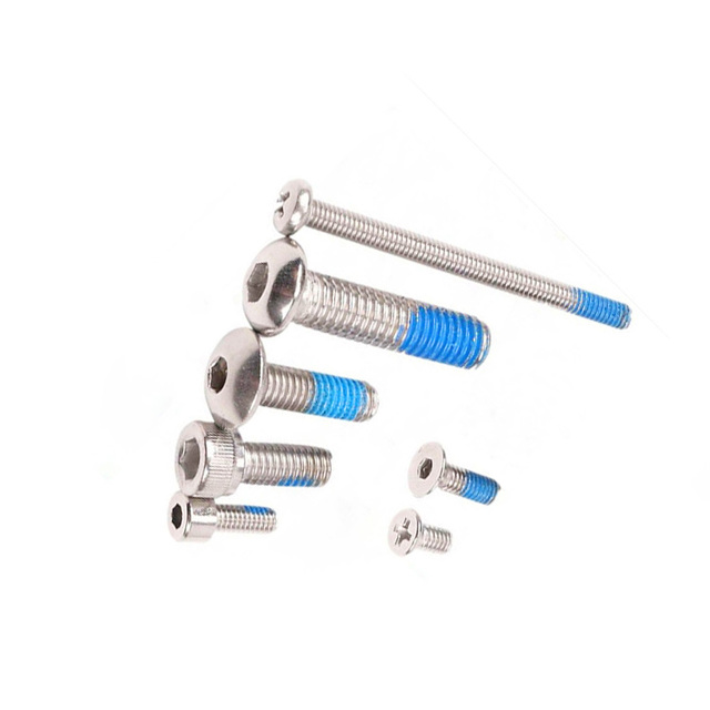 Pan Head Micro Mount Camera Eyeglasses Screw 1 Mm Stainless Steel Black Plain Blue Small Screw