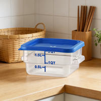 Contenants de cuisine empilables étanches, récipients de stockage alimentaire en plastique hermétiques avec couvercles pour le stockage de la viande, des fruits et des légumes