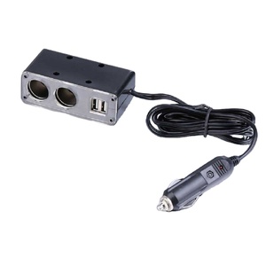 3 Way Car <strong>Cigarette</strong> <strong>Lighter</strong> <strong>Socket</strong> with <strong>USB</strong> - Product Image 1