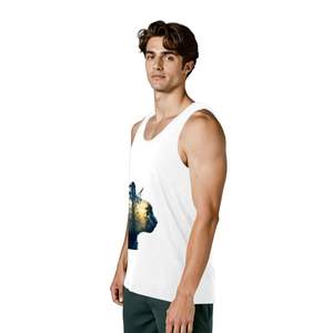 Image personnalisée ZUNI Débardeur en coton pour homme personnalisable taille XL T-Shirt Style de rue respirant capuche couleur unie broderie impression tricoté - Product Image 6