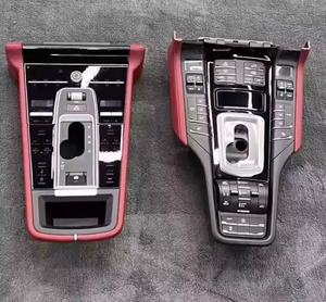Console centrale Porsche Cayenne 2010-2017 en ABS avec accoudoir et écran tactile de contrôle de la climatisation – Amélioration intérieure - Product Image 4