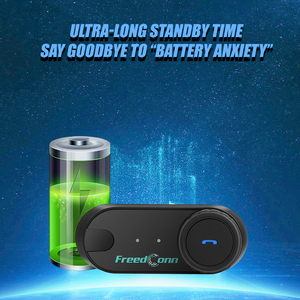 Intercom Bluetooth pour casque de moto FreedConn T-COM VB, communication pour 2 motards, casque de communication longue portée - Product Image 3