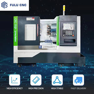Hoch effiziente automat isierte Schräg bett drehmaschine 4 4 Werkzeug drehen Fräsen Präzise leichte Y-Achsen-Ausrüstung Gebraucht zustand - Product Image 2