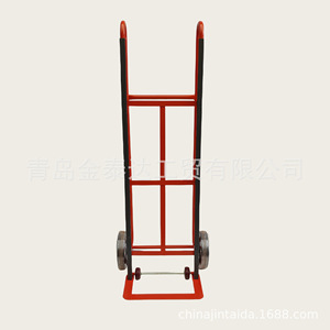 รถเข็นสี่ล้อ รับน้ำหนักได้ 200 กก. ทนทานสำหรับงานอุตสาหกรรม สีแดงเคลือบผงเหล็ก วัสดุเหล็ก รถเข็นเงียบสำหรับคลังสินค้า - Product Image 3