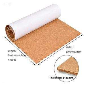 Vente en gros usine – <span class=keywords><strong>Rouleau</strong></span> <span class=keywords><strong>de</strong></span> liège naturel auto-adhésif marque Dingye, 1,0 m, 1,22 m, 1,5 m, adhésif puissant, épaisseur 2-10 mm, personnalisable - Product Image 6