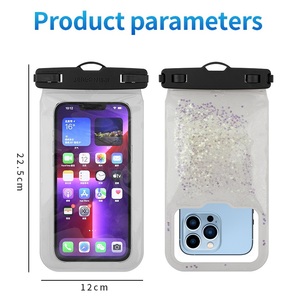 Étui universel étanche pour <span class=keywords><strong>téléphone</strong></span> en PVC IPX8 avec écran tactile et cordon pour la pratique du surf en eaux océaniques - Product Image 6