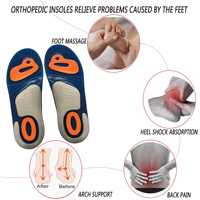 Semelles en gel pour le soutien de la voûte plantaire, amortissantes, pour le soin des pieds, semelles de sport pour chaussures, soutien de la voûte plantaire thermoformable