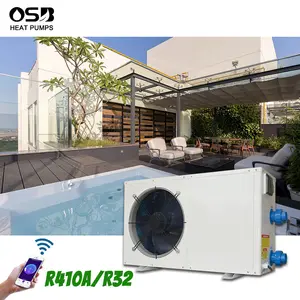 R32 R410a تدفئة حمام سباحة تبريد المشروع مضخة حرارية الهواء إلى الماء سخان ساونا بومبي a chaeur piscine لحمام السباحة