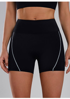 Nouveauté transfrontalière Printemps-Été : Short de yoga effet seconde peau pour femme, taille haute, moulant, rehausseur de fessiers, pour la course et le sport, modèle Base Triple