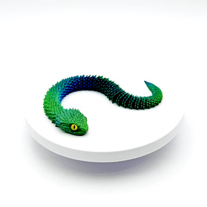 Nouveauté 2025 : Serpent Vipère Réaliste Imprimé en 3D, Articulations Mobiles, Simulation d'Animaux en Plastique, Services de Fabrication, Cadeau - Product Image 6