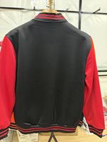Vestes de baseball personnalisées pour hommes en gros, vestes de football américain respirantes, nouveau design de mode, logo imprimé, bouton, veste de sport