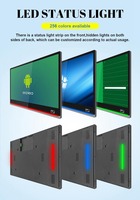 Pantalla Táctil Digital para Reserva de Salas de Reuniones OEM, de Fábrica Sinmar, 15.6 y 21.5 Pulgadas, Montaje en Pared, Señalización Digital