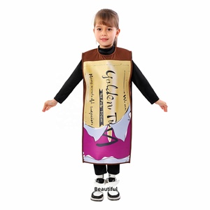 Costume da Carnevale per Bambini Ispirato a <span class=keywords><strong>Charlie</strong></span> e la Fabbrica di Cioccolato, Abito Oompa Loompa per Halloween - Product Image 4