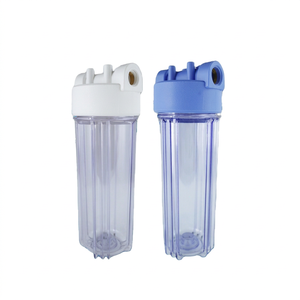 Boîtier de filtre à eau en PET de 10 pouces de Taïwan avec port en laiton pour le traitement de la purification de l'eau - Product Image 1