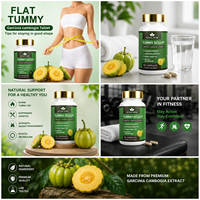 Capsules pour un ventre plat en marque privée, extrait de Garcinia Cambogia, capsules brûle-graisses pour perdre du poids, capsules amincissantes pour tout le corps