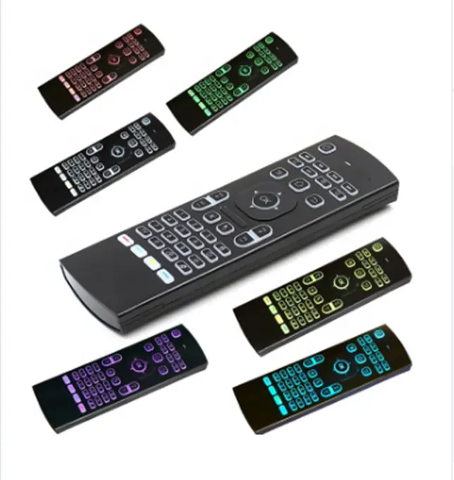 Nuovo progettato 2.4G Telecomando MX3 Tastiera Senza Fili + air mouse per Smart TV di Android TV box