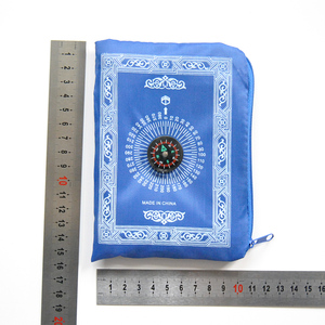 Tapis de prière islamique portable avec <span class=keywords><strong>boussole</strong></span>, navigation, tapis de prière Kiblah, couverture de pèlerinage, affichage du cadran, pointeur, tourisme, camping, randonnée - Product Image 6