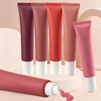 Baume à lèvres hydratant et repulpant au beurre de peptides personnalisé, brillant et coloré, soin des lèvres multi-couleurs