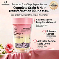 Masker Rambut Karbon Perbaikan Protein Kaviar Xiaohongduo