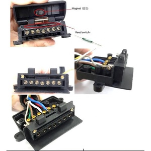 Adaptateur de connecteur de <span class=keywords><strong>remorque</strong></span> OEM <span class=keywords><strong>7</strong></span> <span class=keywords><strong>broches</strong></span> plates mâle et femelle pour bateau et voiture - Product Image 2