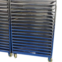 Chariots de séchage empilables en acier inoxydable 304 soudés, galvanisés à chaud, résistants à la corrosion, plateaux de séchage pour fruits, légumes et poissons