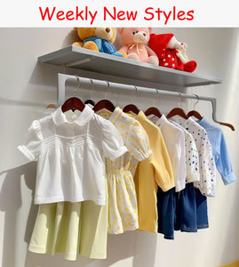 Lote Mixto de Conjuntos de Verano para Niños, Top y Pantalones Cortos con Volantes, Estampado de Dibujos Animados, Ropa Surtida Aleatoria - Product Image 5