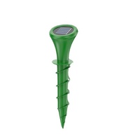 Répulsif Solaire Écologique Plug-and-Play pour Animaux avec Lumière d'Ambiance à Dégradé de Couleurs pour Souris - Extérieur Saison Automne