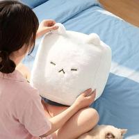 En gros Peluche Tofu Fermenté Mignonne de Dessin Animé, Coussin de Lit, Cadeau pour Machine à Pinces
