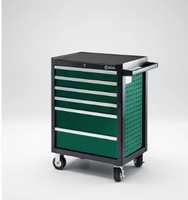 Ensemble d'outils en acier inoxydable robuste de 258 pièces, chariot à outils à 7 tiroirs, armoire à outils roulante pour le rangement et l'utilisation en atelier
