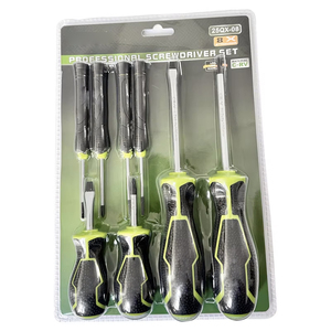 Professional <b>Screwdriver</b> <b>Set</b> 8 Pc Crv Steel <b>Precision</b> Flat Head With Anti Slip Handle For Diy Repair - Product Image 5